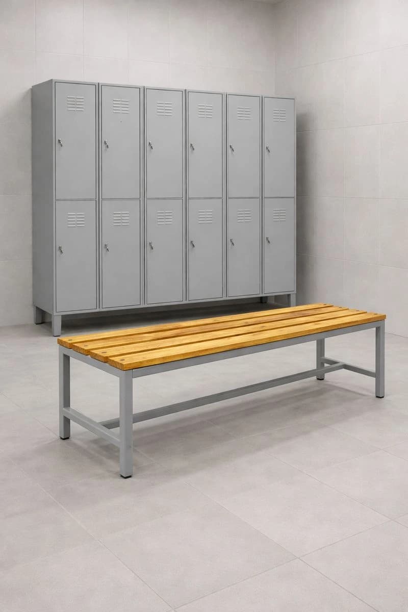 Banca De Madera Simple - 120X45X45 (vista alterna)