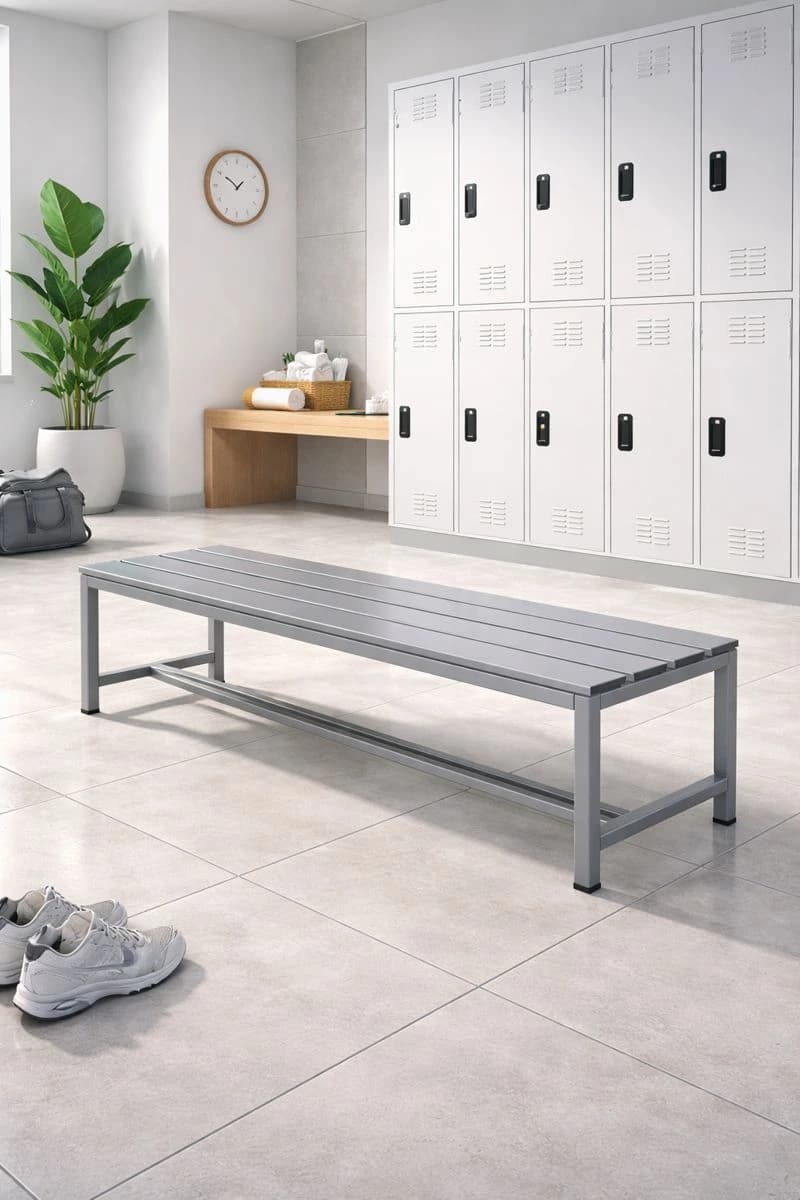 Banca Metálica Simple - 150X45X45 (vista alterna)