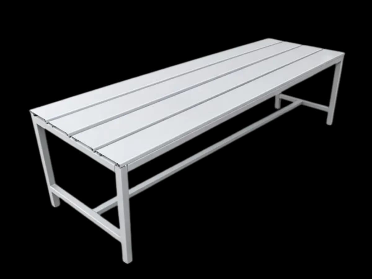 Banca Metálica Simple - 200X45X45