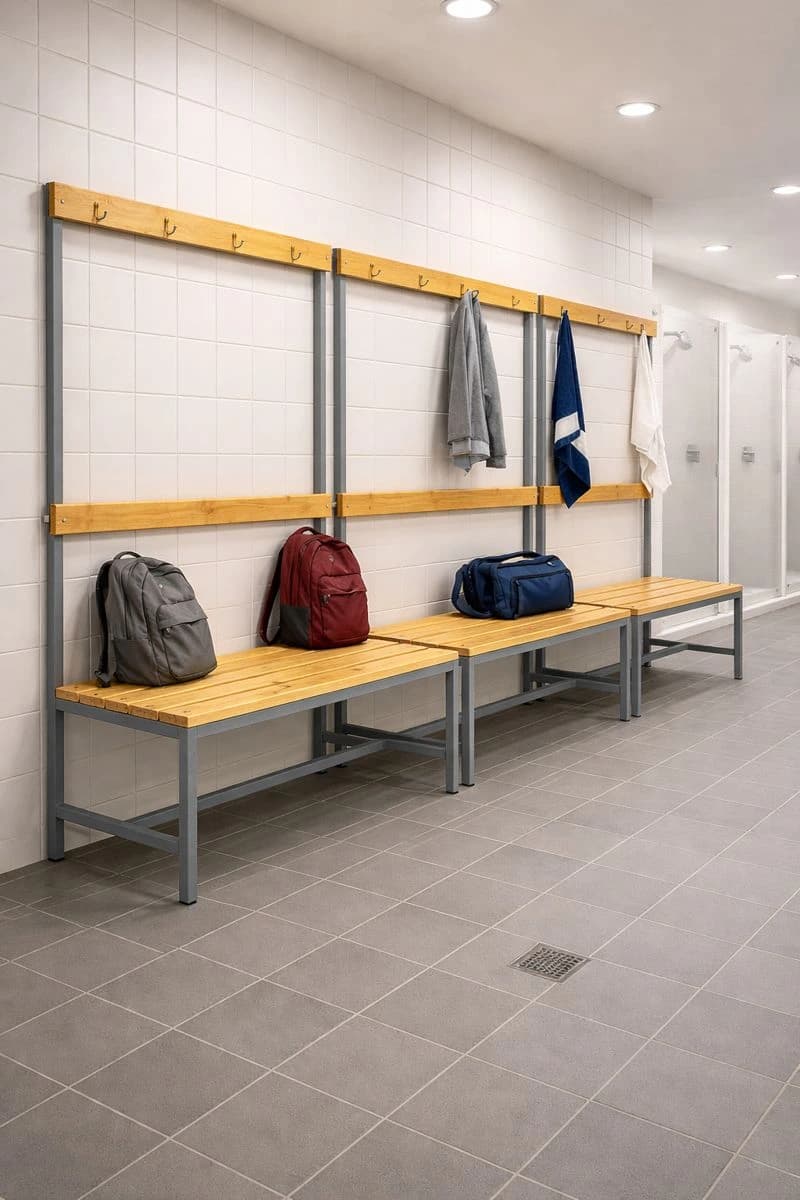 Banca Simple con Perchero 150x170x45 (vista alterna)