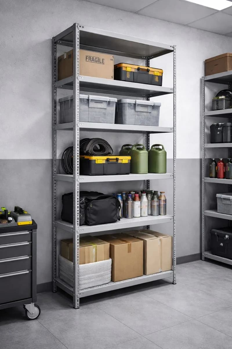 Estantería Mecano Metálico 40X90x200 5B (vista alterna)