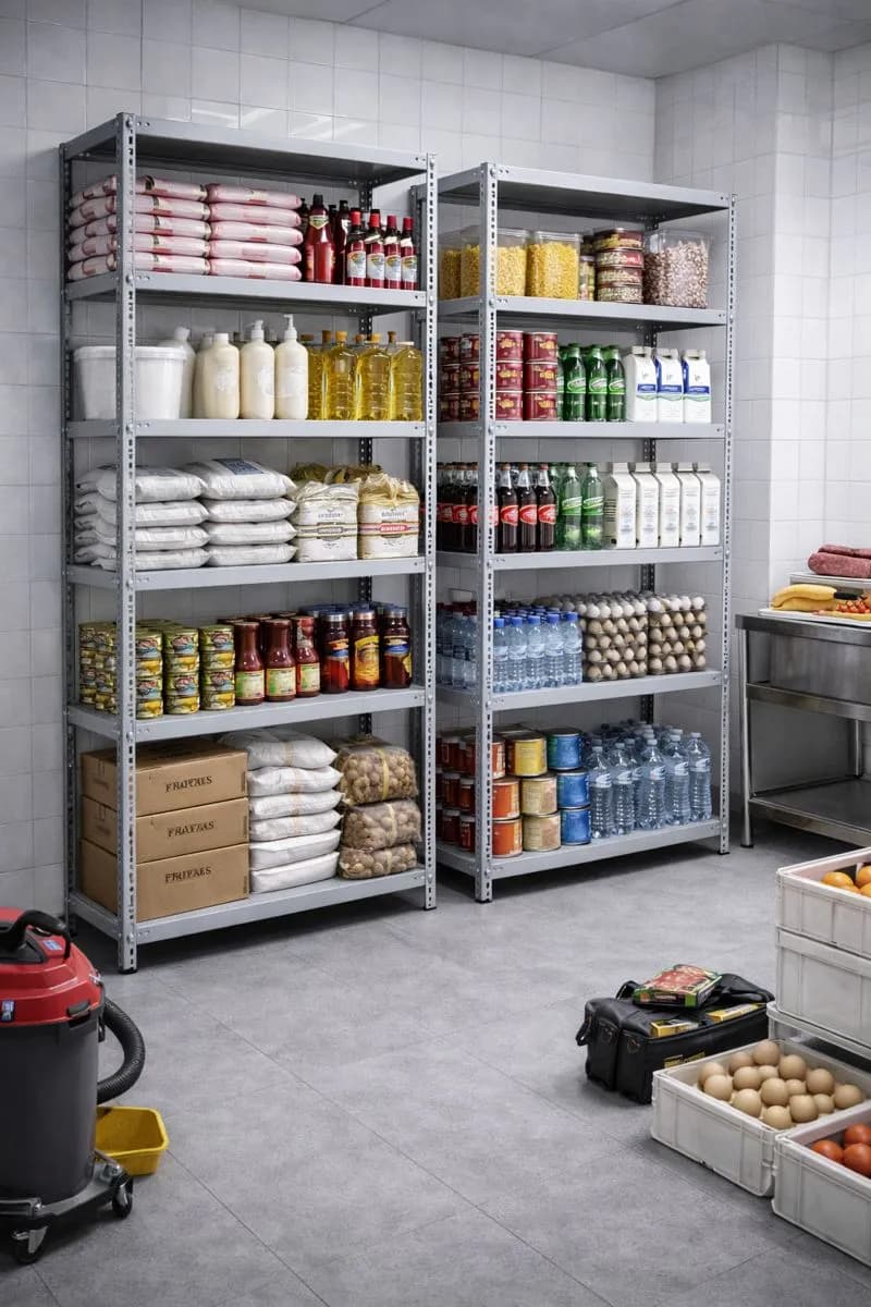 Estantería Mecano Metálico 50X90x200 5B (vista alterna)