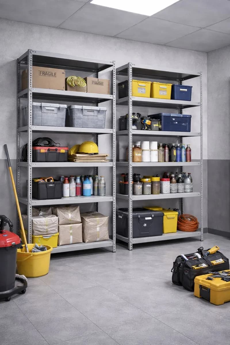 Estantería Mecano Metálico 60X90x200 5B (vista alterna)