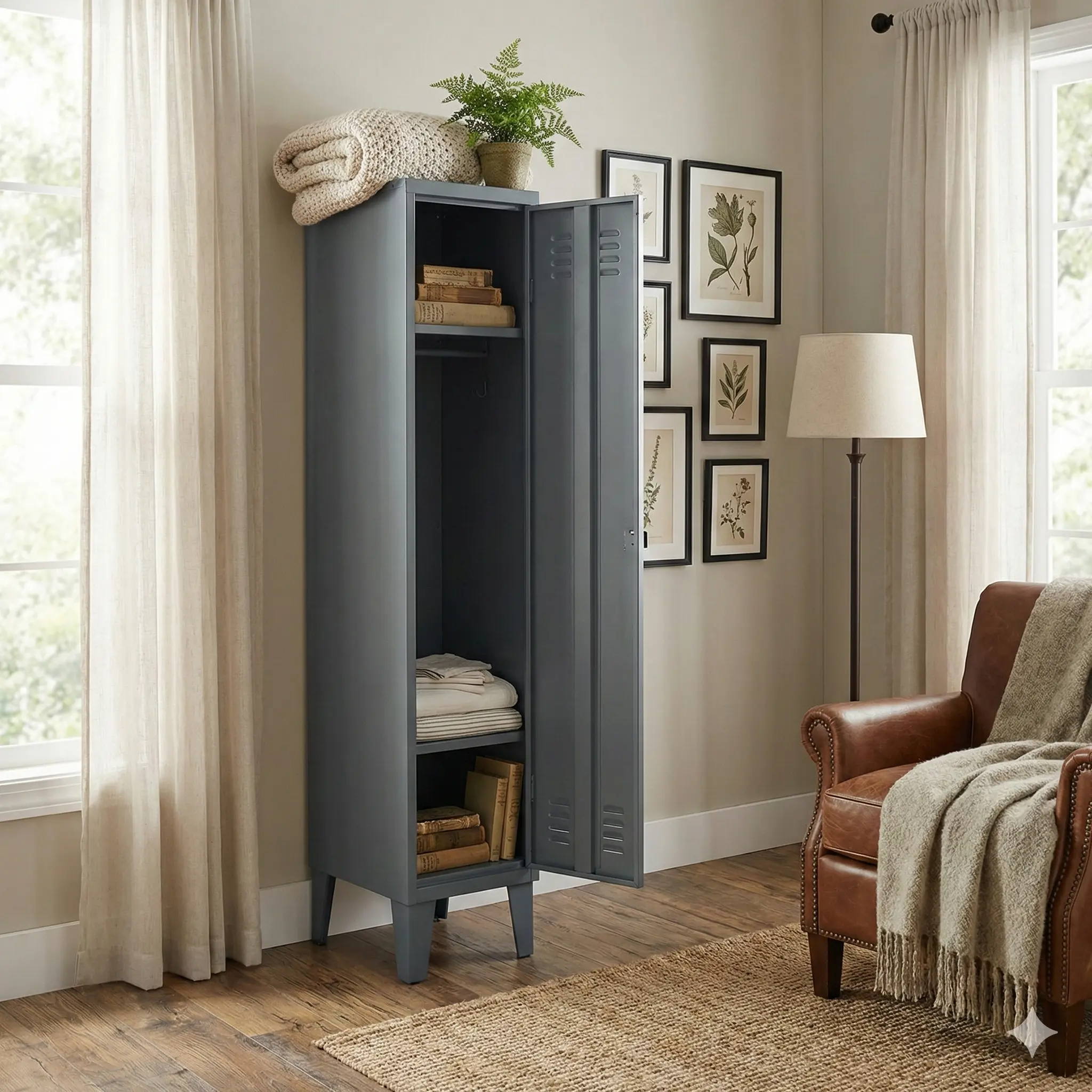 Locker Metálico 1 Puerta - 1 Cuerpo Simple (vista alterna)