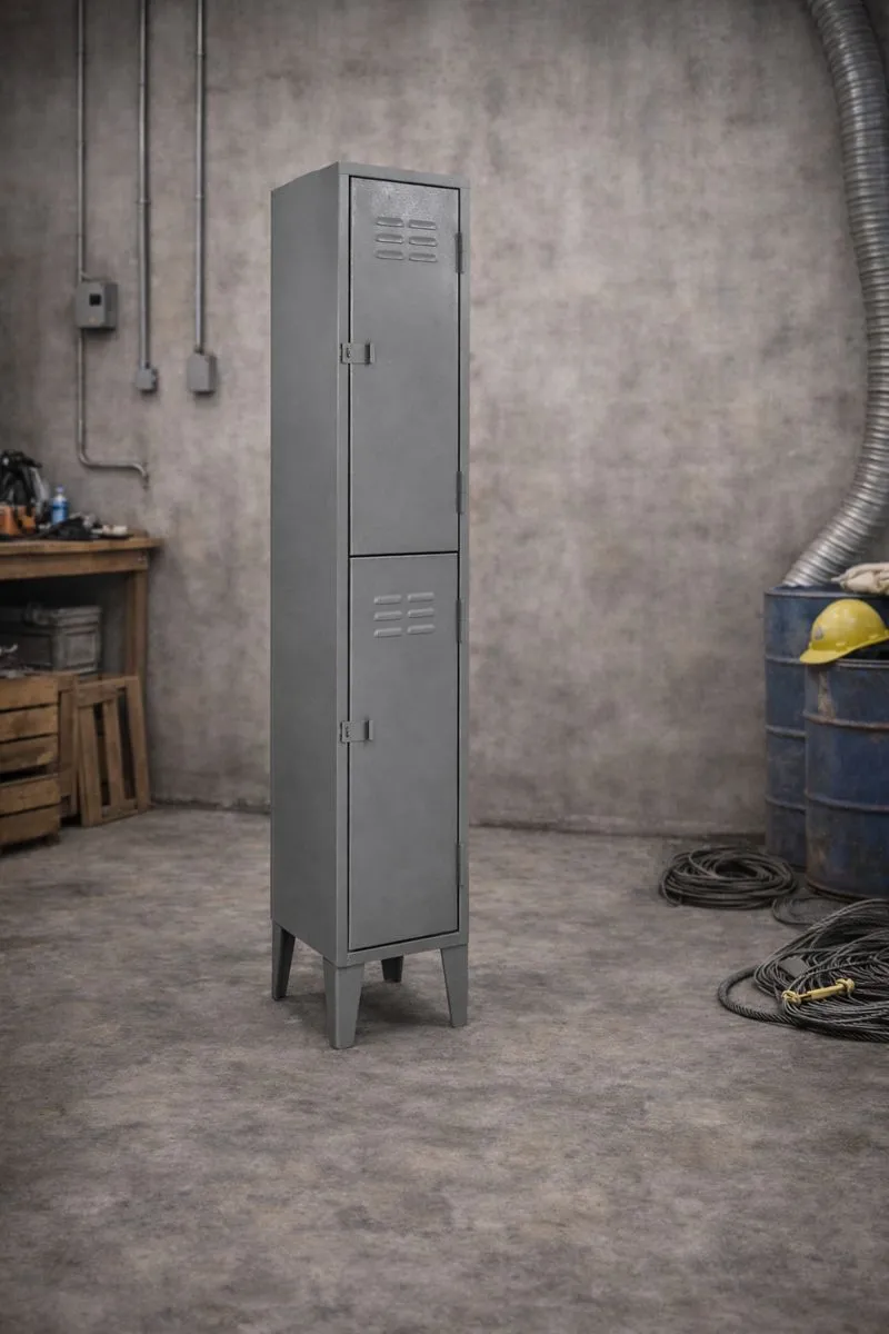 Locker Metálico 2 Puertas - 1 Cuerpo Doble (vista alterna)