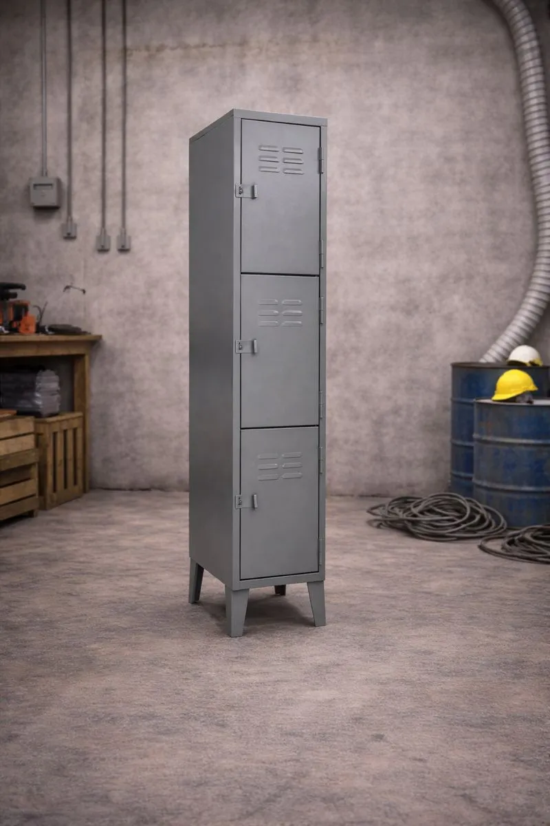 Locker Metálico 3 Puertas - 1 Cuerpo Triple (vista alterna)