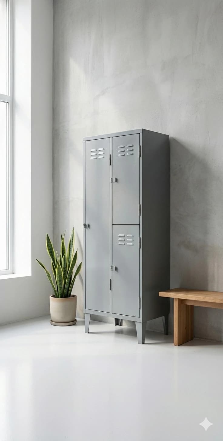 Locker Metálico 3 Puertas - 2 Cuerpos (vista alterna)