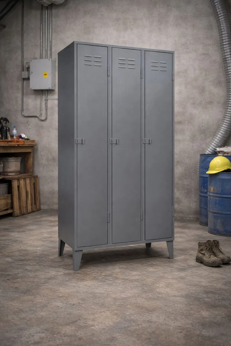 Locker Metálico 03 Puertas - 3 Cuerpos Simples (vista alterna)