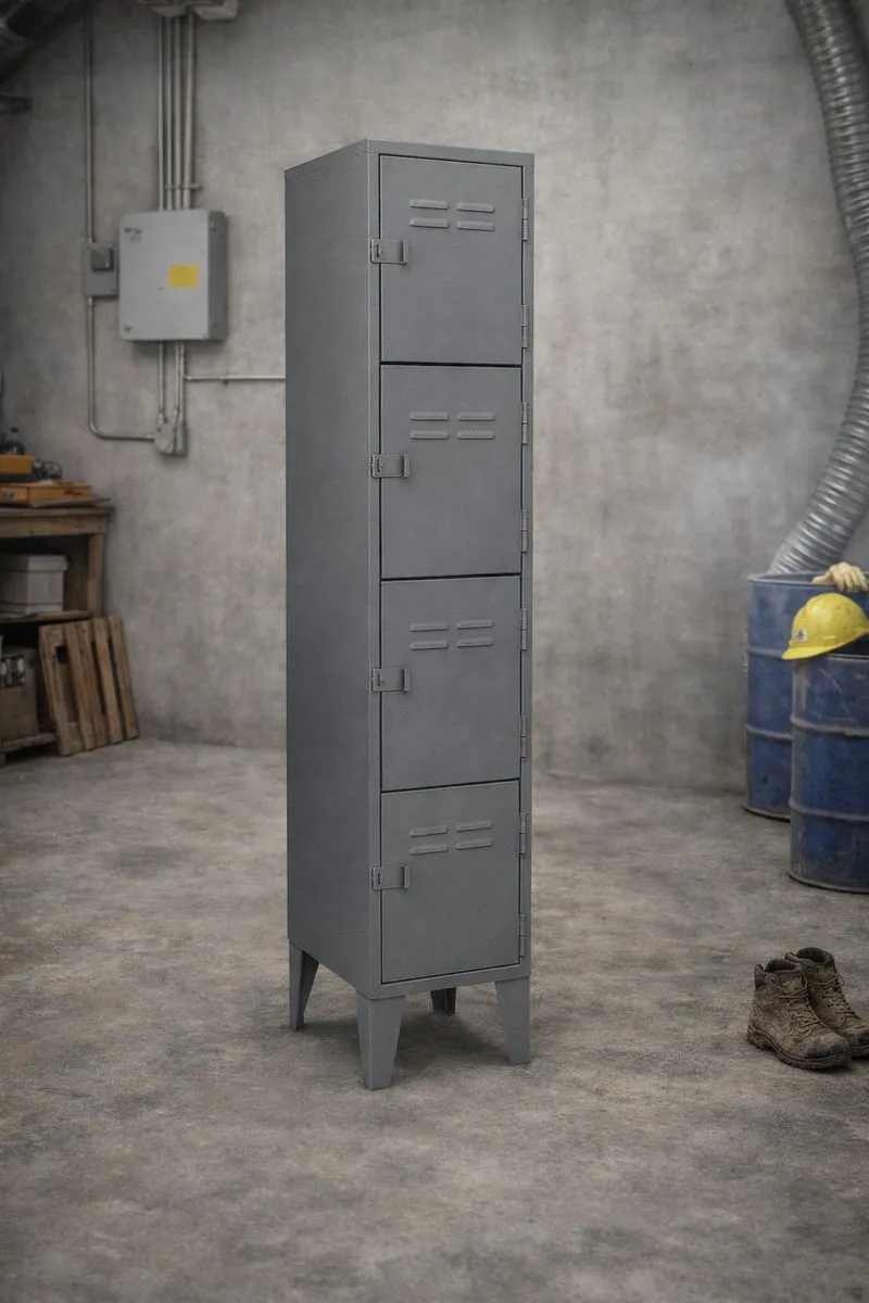 Locker Metálico 04 Puertas – 1 Cuerpo Cuadruple (vista alterna)