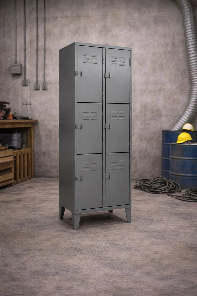Locker Metálico 06 Puertas - 2 Cuerpos Triples (vista alterna)