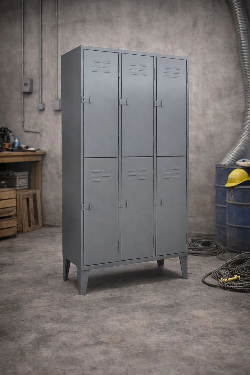 Locker Metálico 06 Puertas - 03 Cuerpos Dobles (vista alterna)