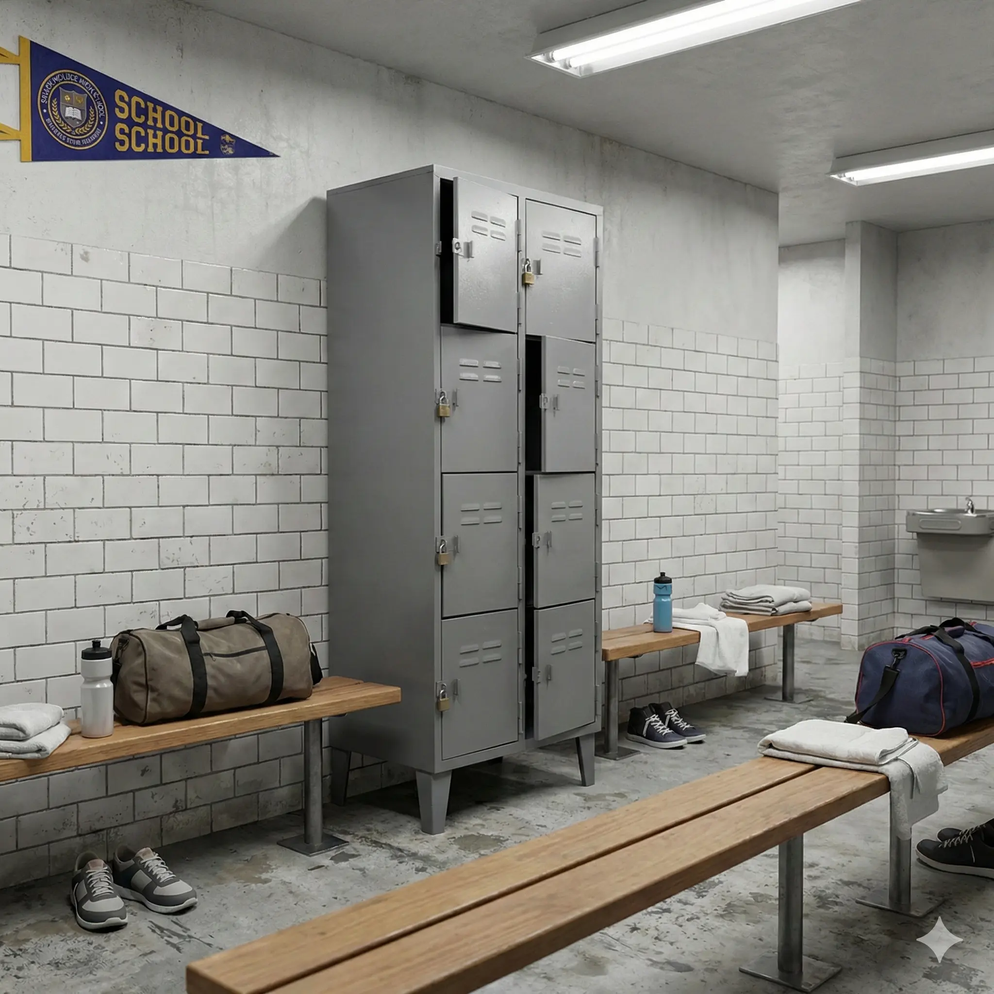 Locker Metálico 08 Puertas - 02 Cuerpos Cuadruples (vista alterna)