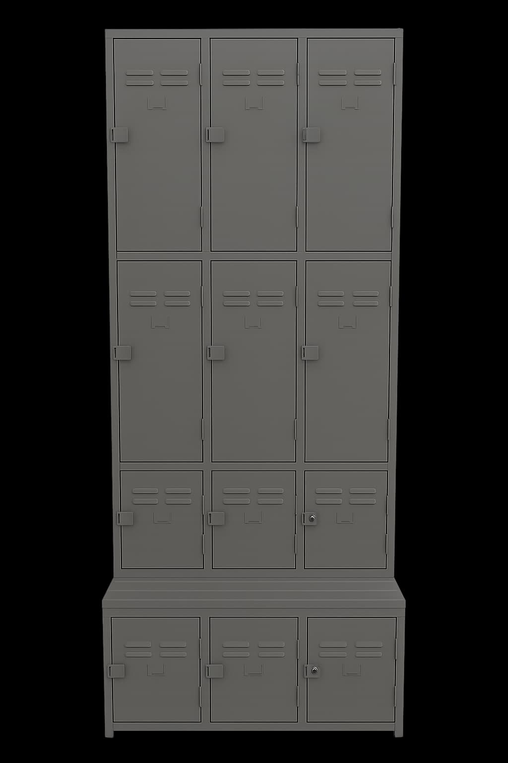 Locker Minería - 12 Puertas | Banca incluida