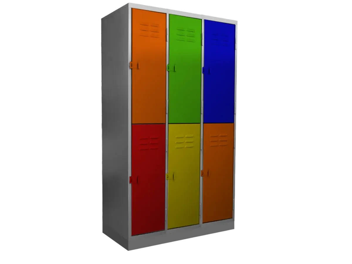 Lockers Jr. - 06 puertas dobles