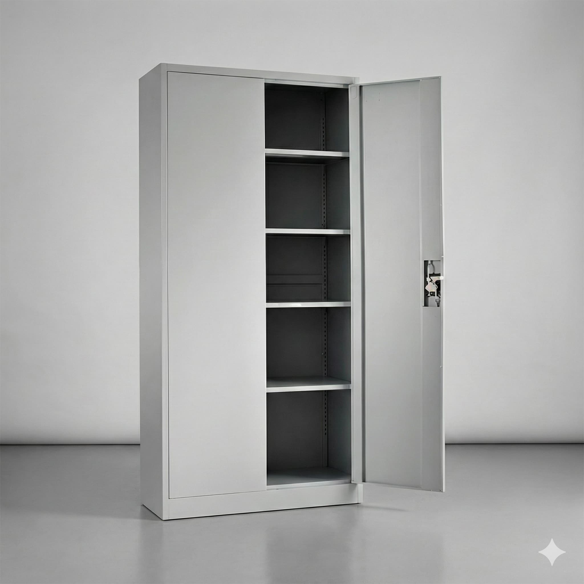 Storage Metálico 02 puertas - 04 Bandejas