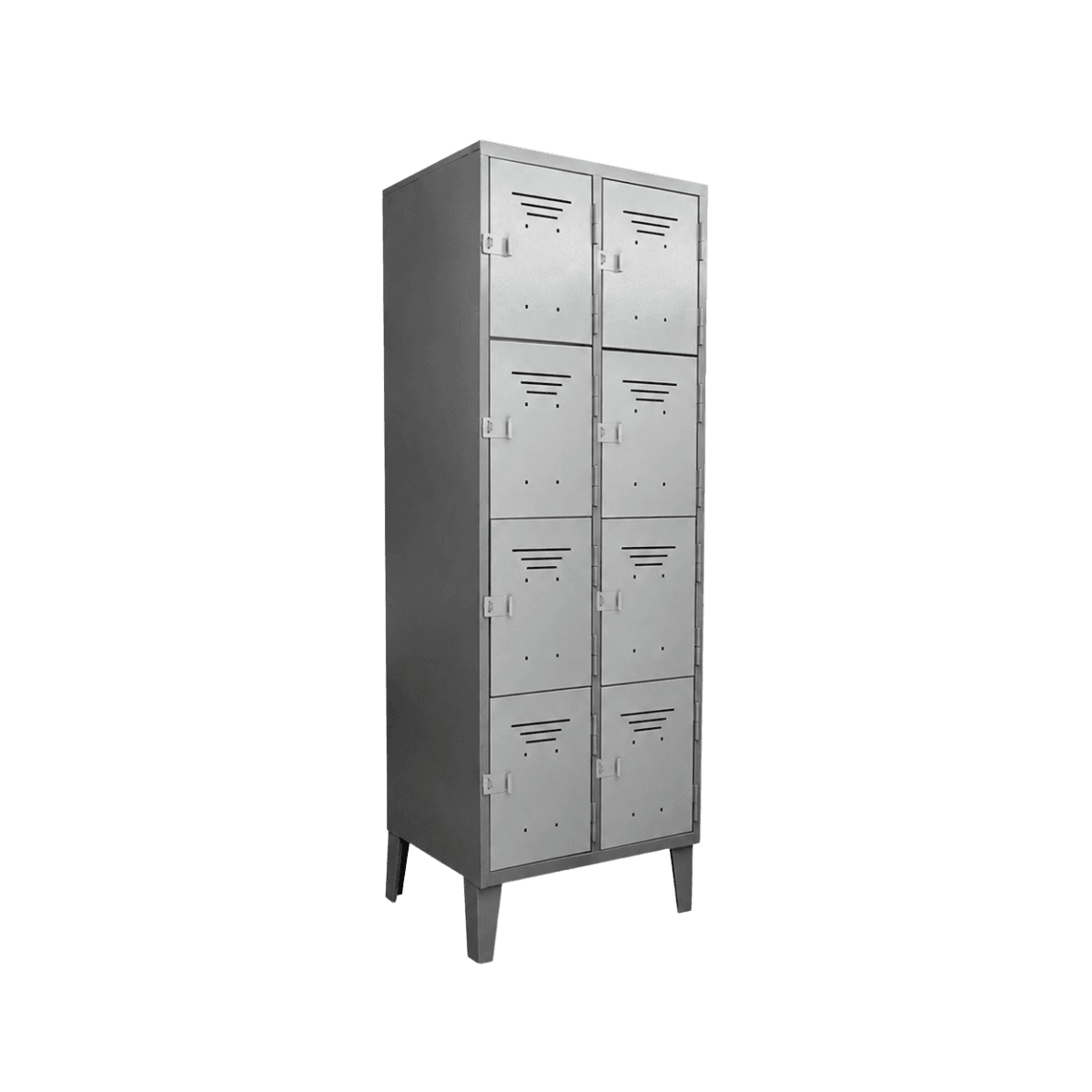 Locker Metálico 08 Puertas - 02 Cuerpos Cuadruples