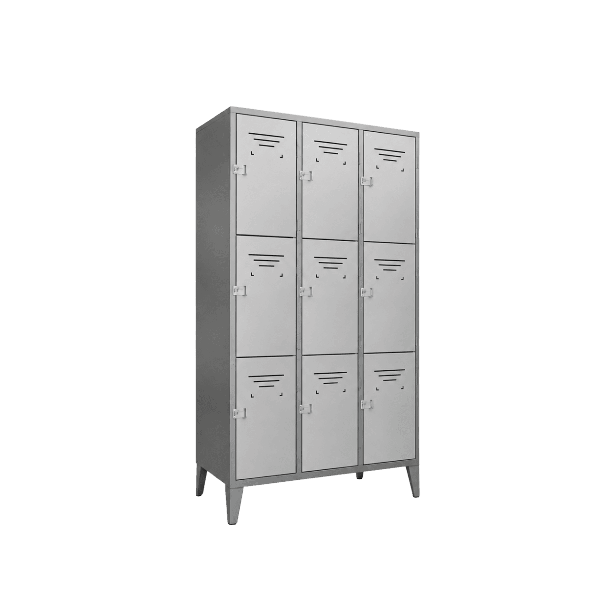 Locker Metálico 09 Puertas - 3 Cuerpos Triples
