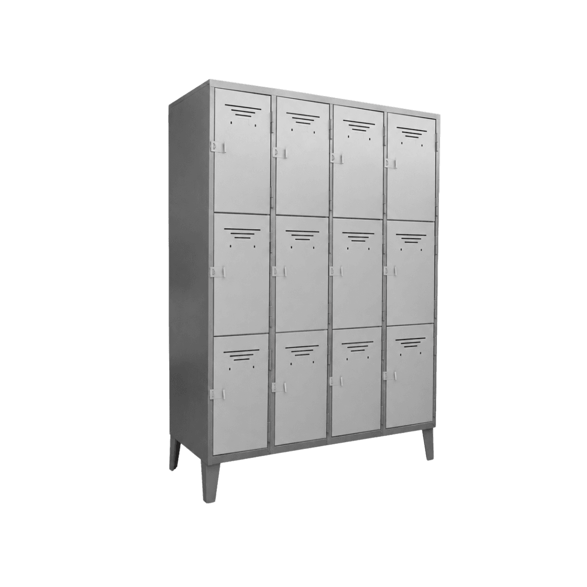 Locker Metálico 12 Puertas - 4 Cuerpos Triples
