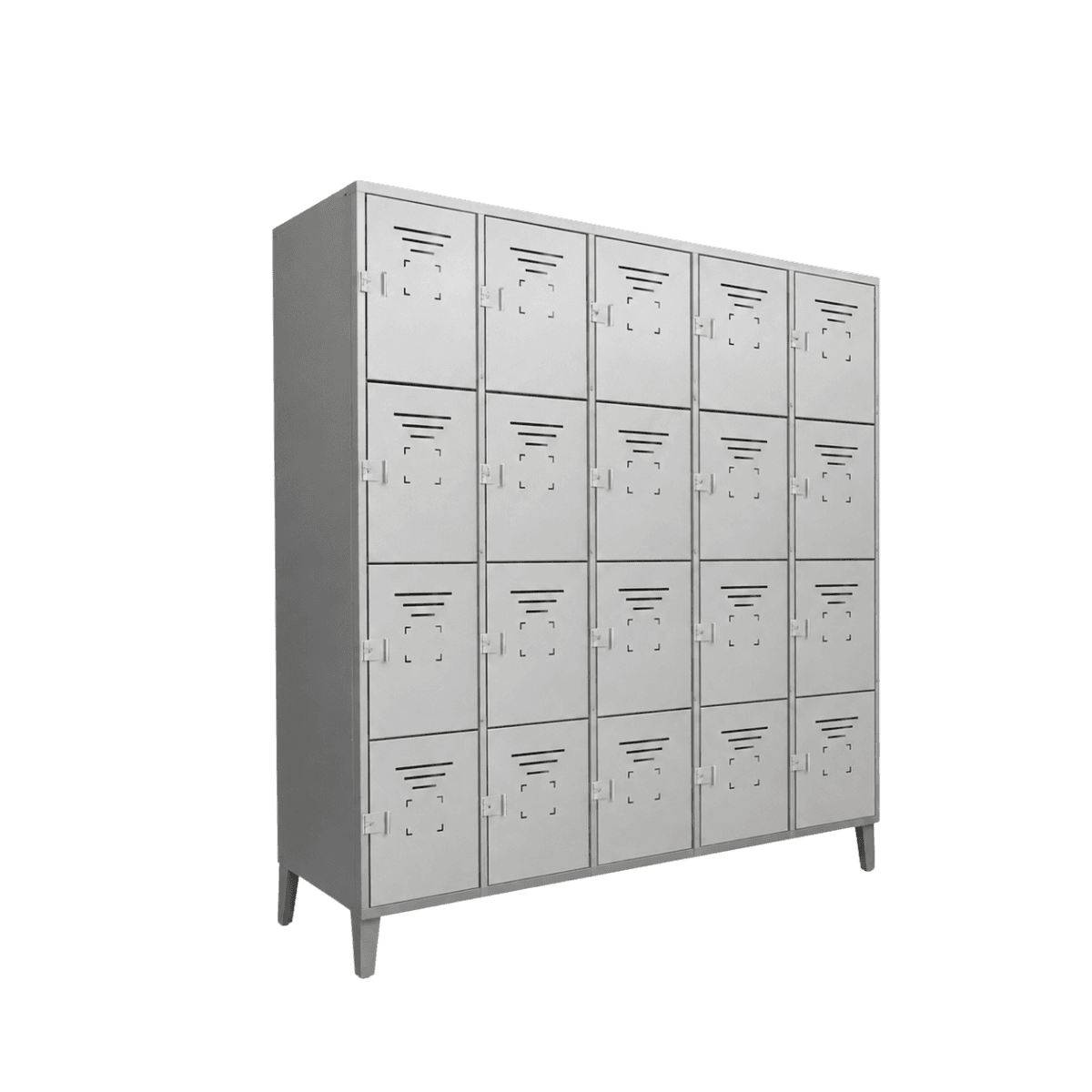 Locker Metálico 20 Puertas - 5 Cuerpos Cuadruples
