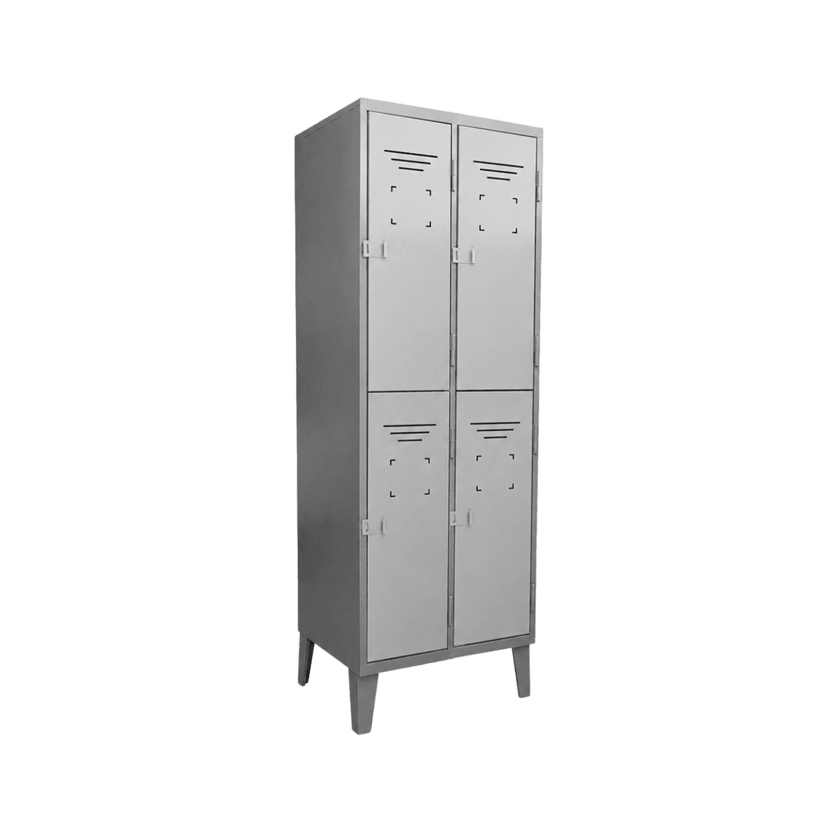 Locker Metálico 4 Puertas - 2 Cuerpos Dobles