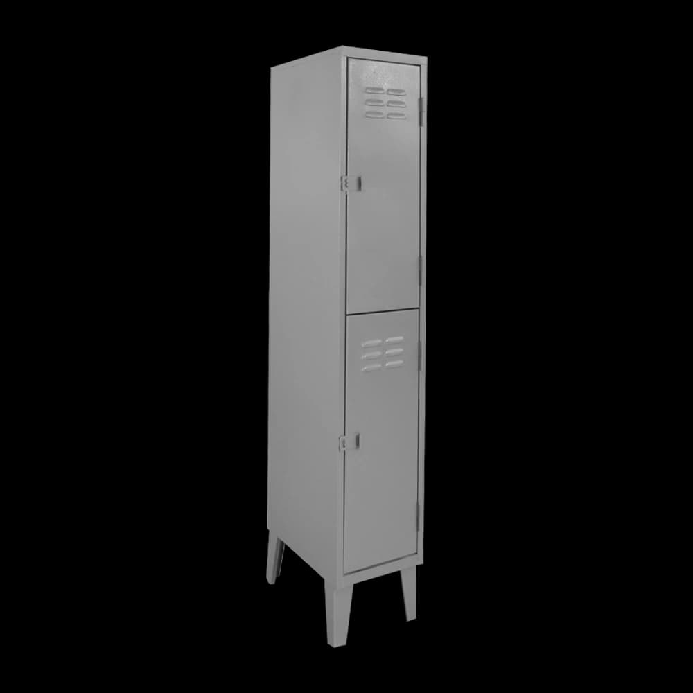 Locker Metálico 2 Puertas - 1 Cuerpo Doble