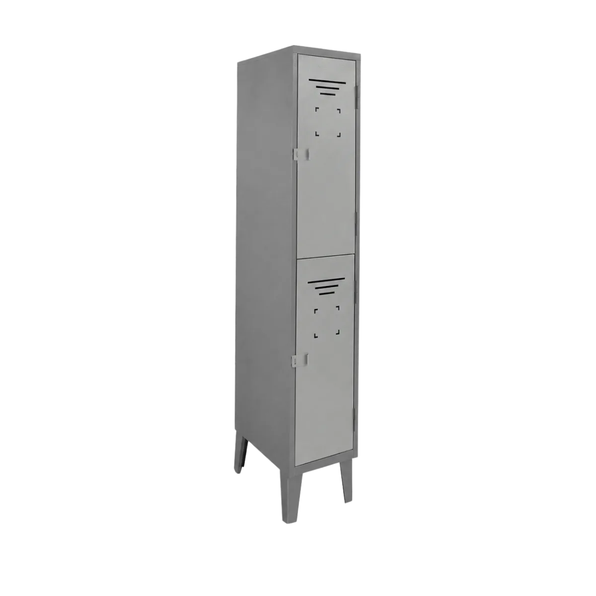Locker metálico de 2 puertas en un cuerpo doble